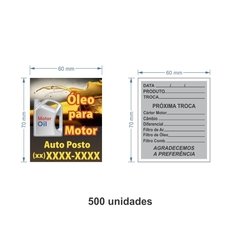 Etiqueta Adesiva Troca de Óleo / AID-TR-ETI004 - comprar online