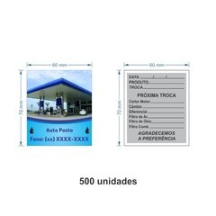 Etiqueta Adesiva Troca de Óleo / AID-TR-ETI008 - comprar online