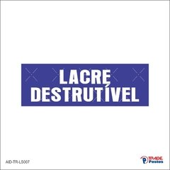 Adesivo Lacre de Segurança/AID-TR-LS007