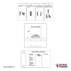 Adesivo Mostrador de Bomba Wayne 3G3490P - 511525 / AID-TR-MB011b-3G3490P - comprar online