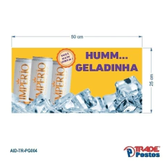 Adesivo Perfurado para Geladeira 25x50cm / AID-TR-PG004 - comprar online
