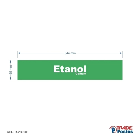Adesivo De Bomba Etanol Comum / Tradicional