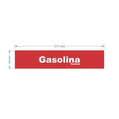 Adesivo Gasolina Comum / AID-TR-DF0001 - loja online