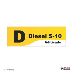 Adesivo Diesel S-10 Aditivado / AID-TR-VB0092