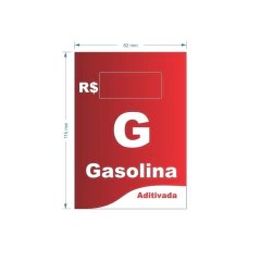 Adesivo de Bomba Gasolina Aditivada / Onda - comprar online