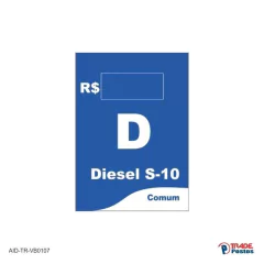 Adesivo Diesel S-10 Comum / AID-TR-VB0107