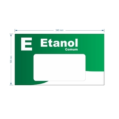 Adesivo de Bomba Etanol Comum / Onda na internet