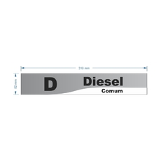 Adesivo de Bomba Diesel Comum / Onda na internet