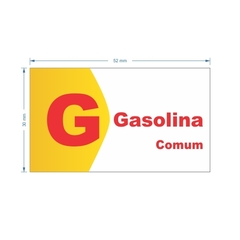 Adesivo de Bomba Gasolina Comum / Seta - comprar online