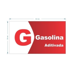 Adesivo de Bomba Gasolina Aditivada / Seta - comprar online