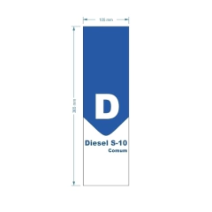 Adesivo de Bomba Diesel S-10 Comum / Seta - Trade Postos - Comunicação visual
