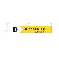 Adesivo de Bomba Diesel S-10 Aditivado / Seta na internet