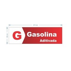 Adesivo Gasolina Aditivada / AID-TR-VB0280 - comprar online