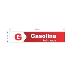 Imagem do Adesivo de Bomba Gasolina Aditivada / Seta