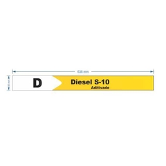 Adesivo de Bomba Diesel S-10 Aditivado / Seta
