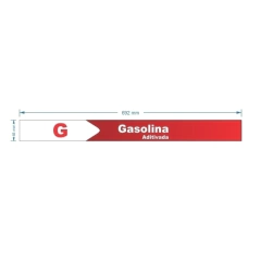 Adesivo de Bomba Gasolina Aditivada / Seta - comprar online