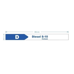Adesivo de Bomba Diesel S-10 Comum / Seta - comprar online