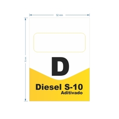 Adesivo de Bomba Diesel S-10 Aditivado / Seta na internet
