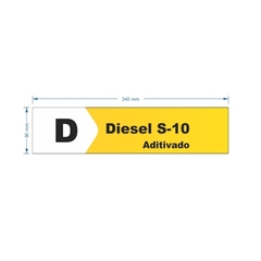 Adesivo de Bomba Diesel S-10 Aditivado / Seta - loja online