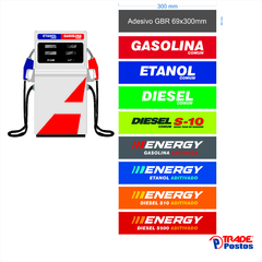 Adesivo GBR - 69x300mm - Saia de Bomba M01 - comprar online
