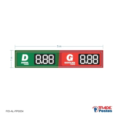 Faixa Preço Digital + 1m² de Adesivo Refil - comprar online