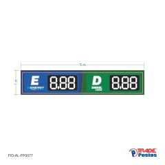 Faixa Preço Digital + 1m² de Adesivo Refil na internet