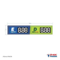 Faixa Preço Digital + 1m² de Adesivo Refil - comprar online