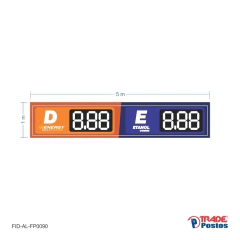 Faixa Preço Digital + 1m² de Adesivo Refil - comprar online