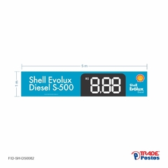Faixa Shell 1x5m Diesel S500 Azul /FID-SH-DS0082 - comprar online