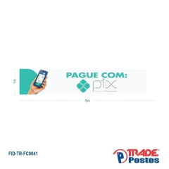 Faixa Aceitamos Pix / FID-TR-FC0041 - comprar online