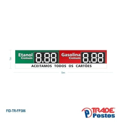 Faixa de Preço Etanol Comum e Gasolina Comum - FP386 - comprar online