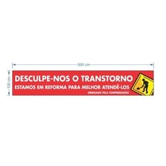Faixa de Obra / FID-TR-OBRA002 - comprar online