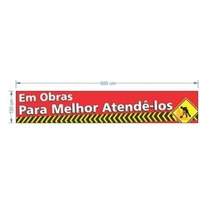 Faixa de Obra / FID-TR-OBRA004 - comprar online