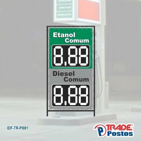 Lona Painel Ponta de Ilha 180x95cm / IDF-TR-PI001