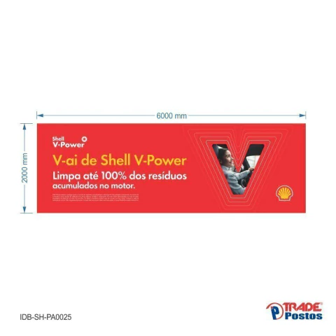 Painel Shell V-Power IDB-SH-PA0025-2000x6000mm - comprar online