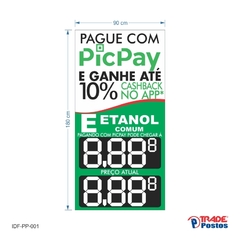 Lona Picpay Etanol / IDF-PP-001-180x90cm