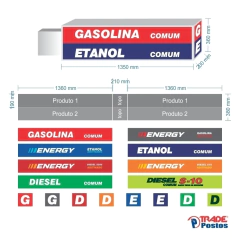 Indicador Quadrado Horizontal 2 Produtos - comprar online