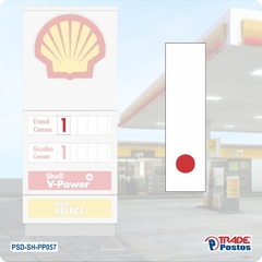 Placa Acrílico PONTO Para Monólito Shell - Com Iluminação - PP057