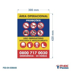 Área Operacional 420x305mm - SSMA07 - comprar online
