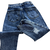 JEAN MOM AZUL CON ROTURAS - tienda online