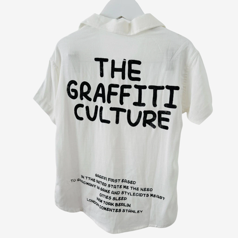 CAMISA DE LINO ESTAMPADA - comprar online