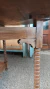 Imagen de Mesa extensible " Daireaux" cedro abierta 152 cm cerrada 40 cm x 115 prof x 76 alto