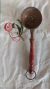 Colador bronce 22cm largo x 8 diámetro - Rosachina - Mercadito Vintage