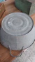 Fuenton de zinc muy antiguo en tamaño pequeño 37 cm diámetro de boca x 12 cm alto. - comprar online
