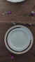 Plato postre sello inglés 18 cm. Leve craquel