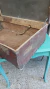 Valija cuero y madera 73 x 23 x 44 - tienda online