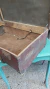 Valija cuero y madera 73 x 23 x 44 - comprar online