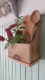 Repisa madera recuperada realizada en nuestro taller ( 34 x 21 x 15) - Rosachina - Mercadito Vintage