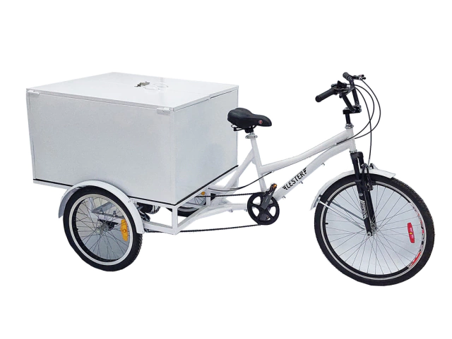 Triciclo Carga Trasera Ancha Caja Cerrada