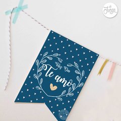 Día de los Enamorados Desayuno Amor Rosa y Azul - Para imprimir en internet